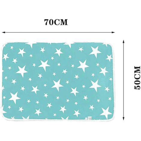 Lot De 2 Tapis De Cage Lavables Pour Petits Animaux - 142 X 70 Cm, Super Absorbants, Marron - 3