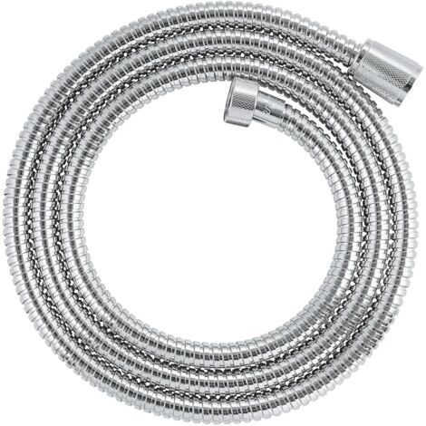 Tuyau de douche flexible en métal longueur : 150 cm, tuyau de douche en acier inoxydable sous pression tuyau de douche tuyau d'eau (1/4)