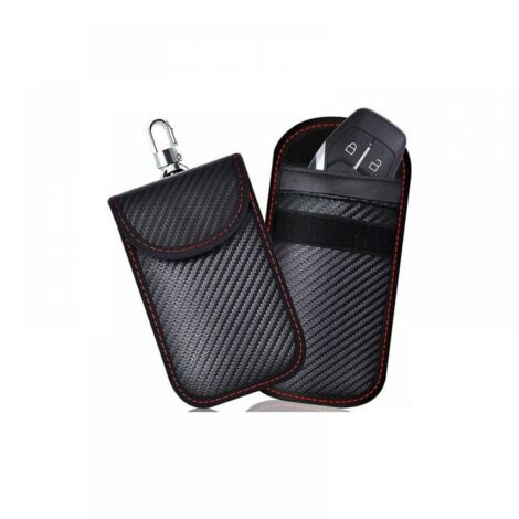 Sac Faraday Ignifuge Pour Clés De Voiture - Noir, Protection Anti-piratage Et Anti-feu, étanche
