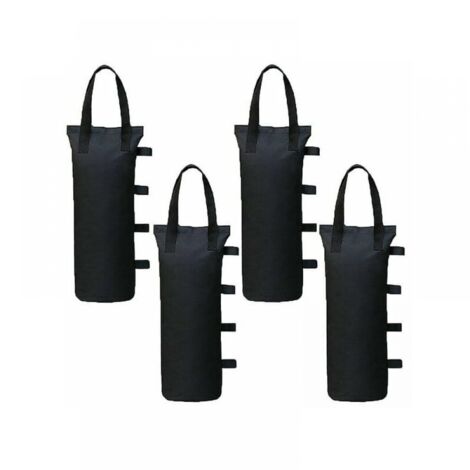 Lot de 4 Poids de Gazebo pour Tonnelle et Pavillon, Sac de Lestage Sable pour Jambes, Tentes Pare-Soleil, Parasol (1/5)