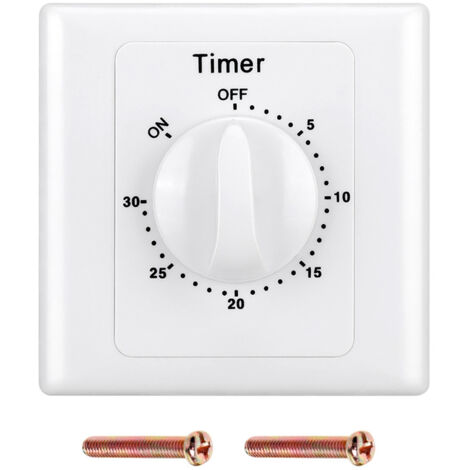 220 V Interrupteur Minuterie Pompe Haute Performance Commande Électronique Compte à Rebours Mécanique Socket Time Switch-30min (1/3)