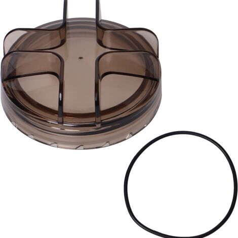 Lot De 2 Inserts Transparents Pour Pompe Piscine SPS - Compatible SPS 50/75/100 - Préfiltre Visible - Entretien Facile