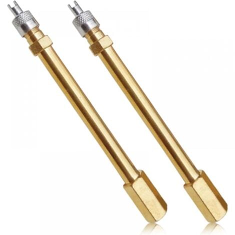 Kit D'extension De Valve De Pneu De 24 Cm Avec 2 Connecteurs De Levier