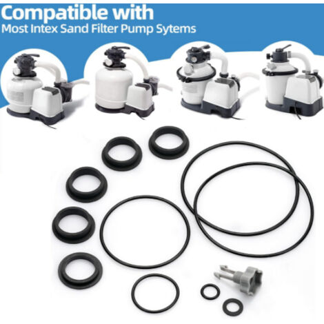 Shunfaji Kit Joints Toriques Pour Pompe Filtre Intex - Réparation Pompe Piscine, Lot De Pièces