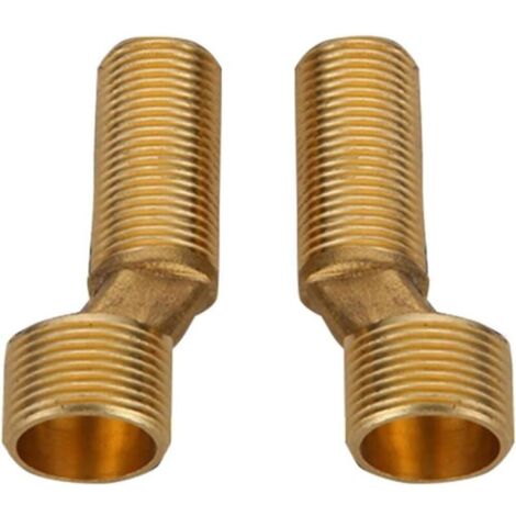 Cyslmuk – Raccord excentré mitigeur bain douche – Laiton coudé réducteur – Espacement réglable 135-165 mm – Installation facile (1/3)