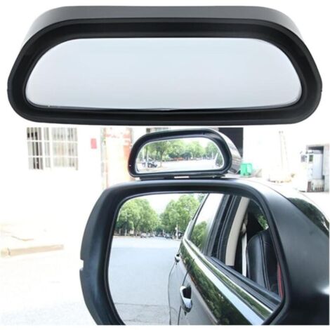 Lot de 2 Miroir D'angle Mort, Miroir D'angle Mort Pour Rétroviseur, Miroir D'angle Mort Voiture Grand Angle, Rétroviseur Auxiliaire De Voiture, Mirror Universel Angle Morts, Pour Tous Les Voitur (1/5)