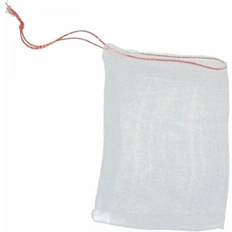 Lot de 100 sacs de protection pour fruits – Filet anti-insectes pour arbres fruitiers – Sacs en maille avec cordon de serrage pour protéger les tomates, raisins, mangues (10 x 15 cm) (1/4)