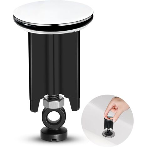 Bouchon Lavabo,Bouchon Evier Salle de Bain 40mm,Bouchon de Lavabo Réglable,Bouchon Baignoire,pour Lavabo,Bidet,Salle Bain,Cuisine,Avec vis
