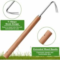 Pioche-désherbeur Double Fonction - Outil Jardin Forgé - Pour Sol Dur Et Désherbage