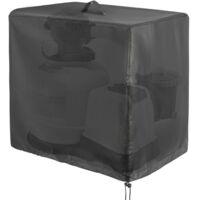Pool Sand Filter Cover for Intex Pool Sand Filter Pump, Sand Filter Pump Outdoor Waterproof Protection Cover for Above Ground Pools Pump Cover - 84×61×86cm