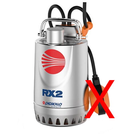 Pedrollo RX 2 Pompe de relevage vide cave 400V Inox eaux pluviales 0,37kW évacuation SANS flotteur caves