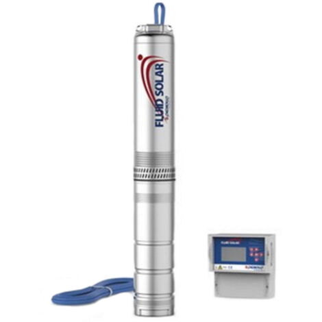 Pompe solaire puits profond PEDROLLO FLUID SOLAR 6/3 puissance 750 W grand dèbit avec tableau electrique