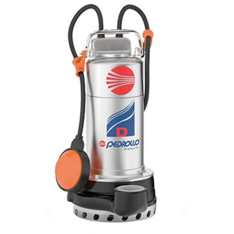 Pedrollo Dm10 Pompe de relevage vidange avec flotteur 1Hp cuves immergée Monophasée grand débit