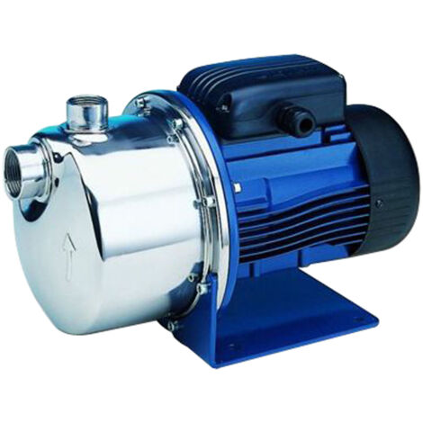 Lowara – Pompe de surface pour puits – Monophasé 0,55 kW – Débit jusqu'à 60 l/min – Aspiration jusqu'à 9 m – Acier inoxydable durable