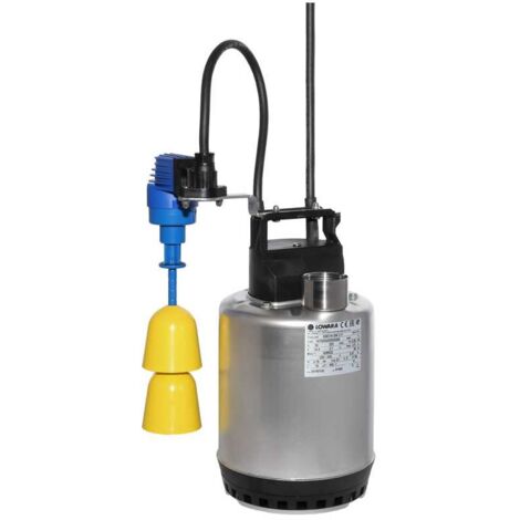 Lowara DOC7 VX GT Automatique avec flotteur vertical pompe vide cave pour la vidange de puisard et endroit arrosage jardin etangs Roue Vortex Monophasé 0,55Kw