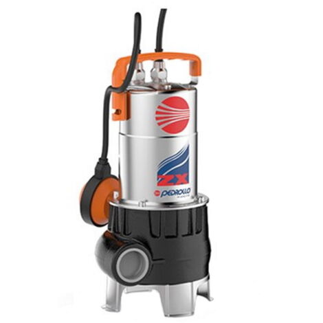 Pedrollo ZXm 1B/40 (5m) - Pompe électrique submersible monophasée VORTEX pour eaux usées