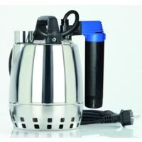 Calpeda – Pompe de relevage inox 0,25 kW monophasé 220V – Flotteur magnétique – Pour eau propre avec solides jusqu'à 10 mm – Hauteur de refoulement 9 m