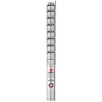 Pompe immergée de forage 4 pouces en AISI 304 PEDROLLO 4HR 10/28-PS professionnel GRANDE PROFONDEUR Triphasé 7,5HP moteur encapsulé