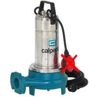 Calpeda pompe d'égout de relevage GQG6-21 pour l'evacuation des eaux uséé vidange de fosse avec roue DILACETRICE automatique avec flotteur Triphaséé 1,5Hp