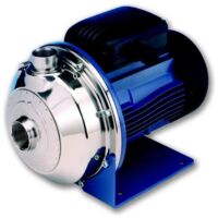 Lowara Pompe centrifuge gros débit et basse pression CEA370/5+V en INOX anti-corrosion avec garniture en VITON pour le pompage de liqudes agressifs Triphasé 3kW
