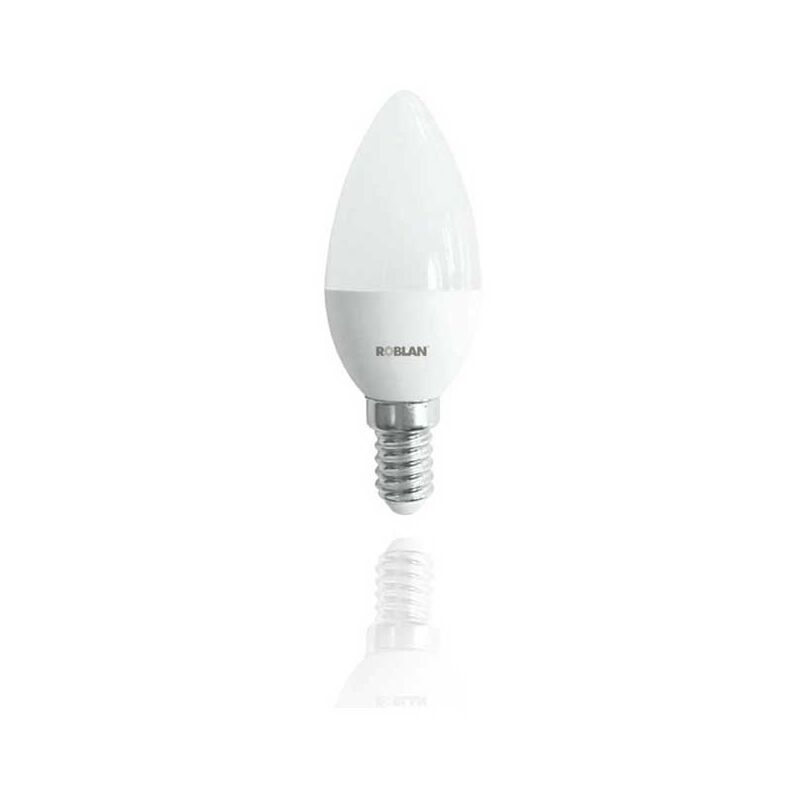 Ampoule bougie LED E14 Roblan  5W - 4100K