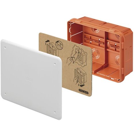 Boîte de dérivation encastrée Gewiss 196x152x70