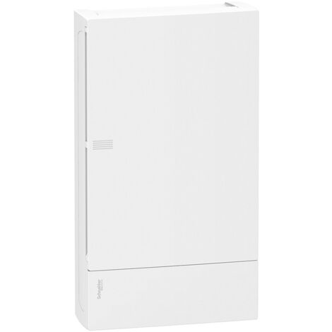 Schneider Electric – Coffret électrique apparent 12 modules – Porte opaque – Intensité 63A – Indice de protection IP40 – Dimensions 268x478x102mm - RESI9