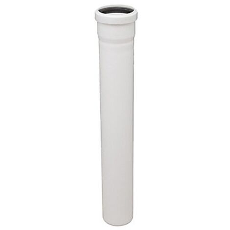 Tuyau MH en polypropylène simple paroi pour chaudières à condensation diamètre 80 1000mm