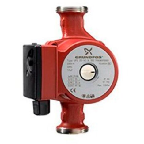 Grundfos – Circulateur inox 180 mm 1x230V 50Hz – Pompe à rotor noyé pour eau chaude sanitaire – Pression max 10 bar – Protection moteur intégrée (1/4)