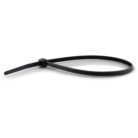 Unex 2244-0 collier de serrage noir. 4,8mm x 188mm. Sachet de 100 pièces. (1/3)
