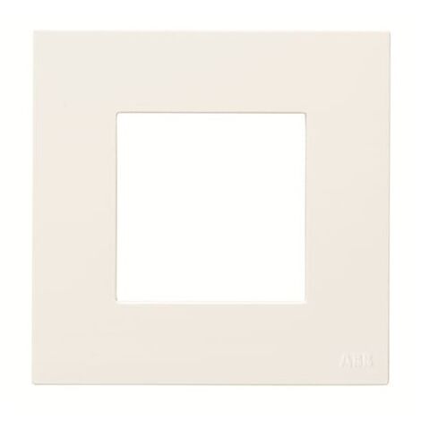 Zenit Plaque de Finition Basique 2 modules Blanche 2CLA227110N1102 ABB N2271.1BL