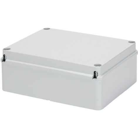 Gewiss – Boîte de dérivation étanche IP56 240x190x90mm – Résistance aux chocs IK08 – Montage facile sur plaques – GW44208