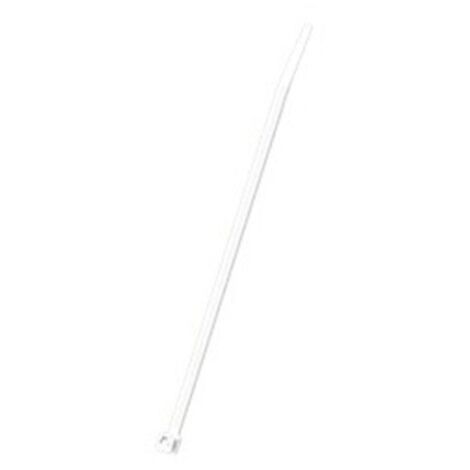 Unex 2247 collier de serrage blanc. 4,8mm x 287mm. Sachet de 100 pièces. (1/2)
