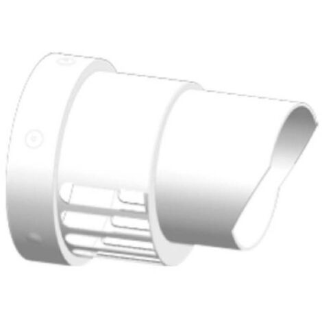Borne coaxiale à paroi courte 60-100mm – Diamètre extérieur 100mm en aluminium – Diamètre intérieur 60mm en polypropylène – Pour chaudières à condensation – Cabel