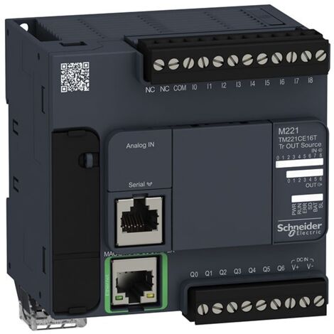 Schneider TM221CE16T compact M221 16 EN PNP transistor Ethernet controller