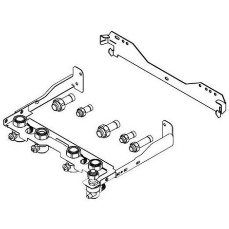 Kit de raccordement pour chaudière à condensation Saunier Duval Isofast Condens F35