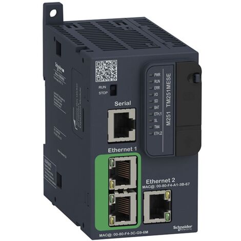 Schneider Electric TM251MESE M251 Contrôleur de relais 2 x Ethernet (1/4)