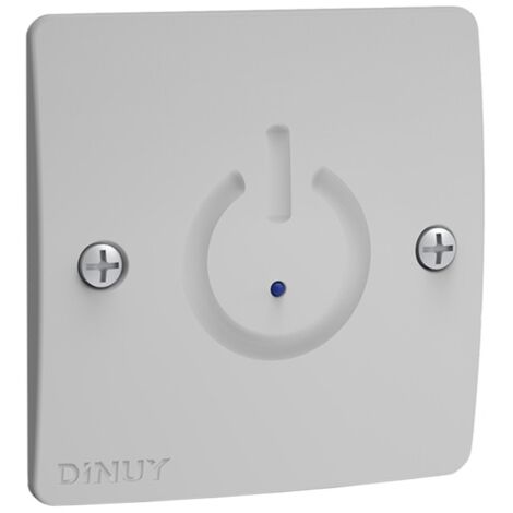 Dinuy PT.EMP.004 blanc Bouton poussoir temporisé 2 fils PT.EMP.004 (1/2)