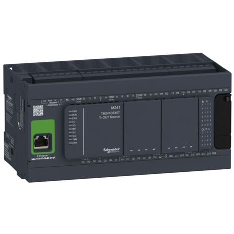 Schneider TM241CE40T M241 40 EN Ethernet Pnp Transistor Controller (1/4)