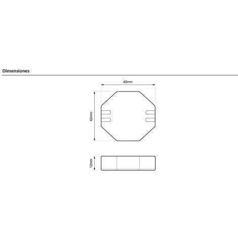 Variateur pour ampoules LED à 2 fils RE PLA LE0 de Dinuy