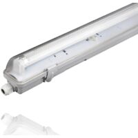 Boîtier étanche pour tube T8 Led Roblan 2 tubes - 60 cm