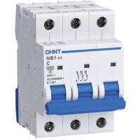 Disjoncteur résidentiel tripolaire 3P 6kA NB1-3 Chint Electric 10A