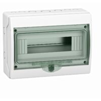 SCHNEIDER 13979 KAEDRA IP65 mini coffret en saillie 1x12 modules portes transparentes 200x267x112
