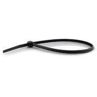 Unex 2233-0 collier de serrage noir. 3,6mm x 142mm. Sachet de 100 pièces.