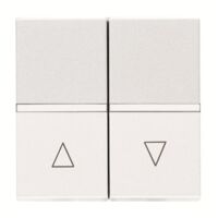 Interrupteur de stores blanc N2244.1 BL Niessen Zenit series