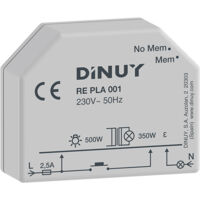 Variateur pour lampes à incandescence et halogènes RE.PLA.001 de Dinuy