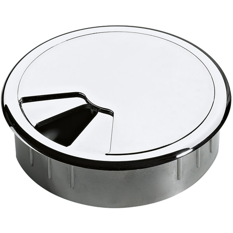 Hettich Kabeldurchlass ø 80 Mm - Chrom Matt Für Saubere Kabelinstallation