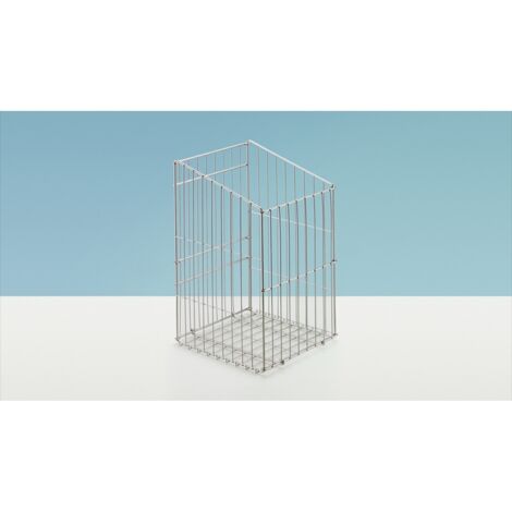 Hettich Badezimmer-Wäschekorb, Schrankb. 400mm,  9079908,  Stahl silber