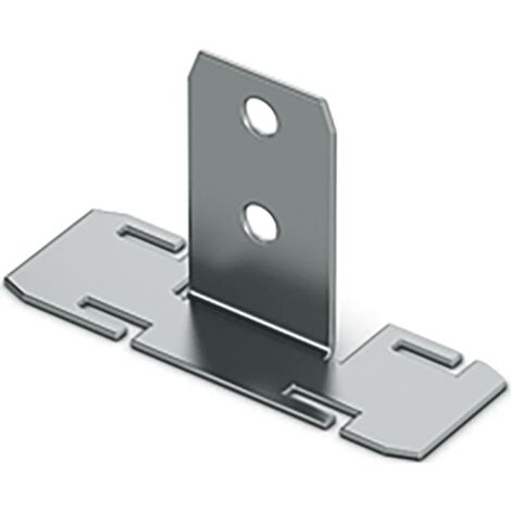 Hettich Befestigungswinkel,  Canis L,  9210129,  für Griffmulde,  gerade,  Aluminium, roh