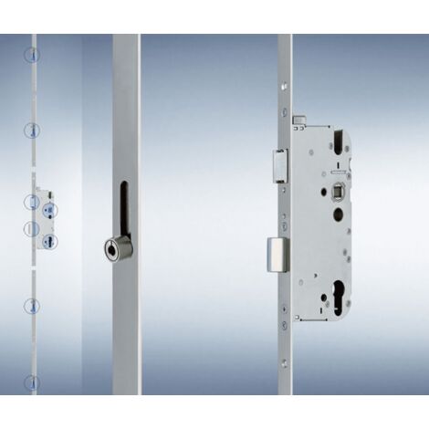 Sicherheitstürverschluss Secury Rollenzapfen PZW 20/80/92/10mm F-St.silber